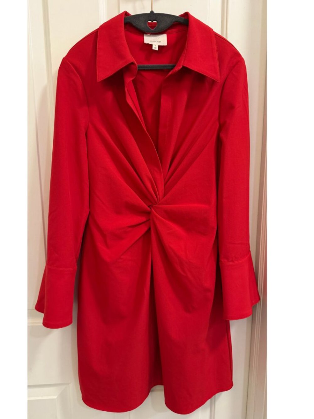 Cinq à Sept McKenna Red Twist Front Dress 10